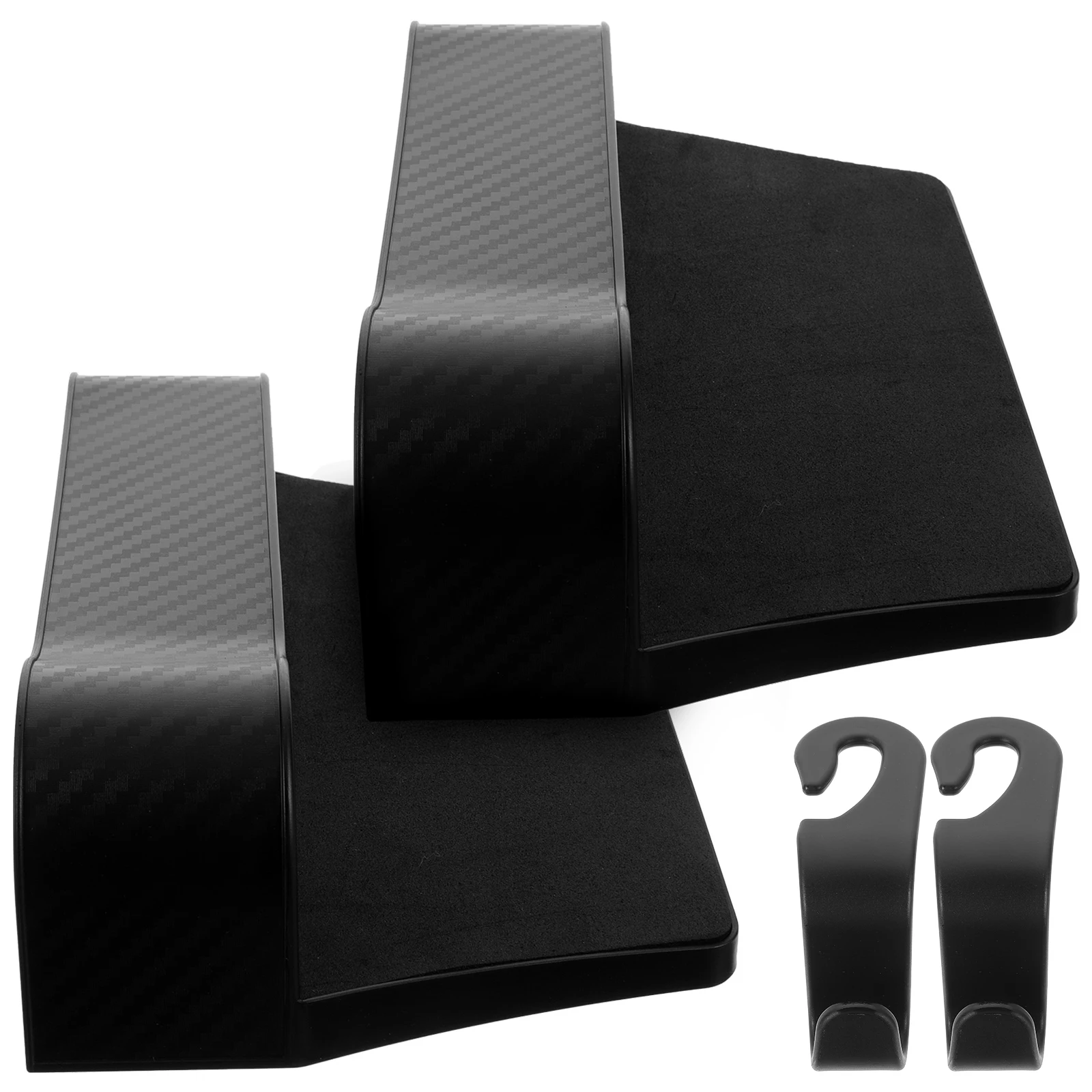 

2 pcs Car Seat Organizer Set Black Gap Filler Storage Box Cup Holder Console Side Front Seats Easy Install Suitable Size Multi
