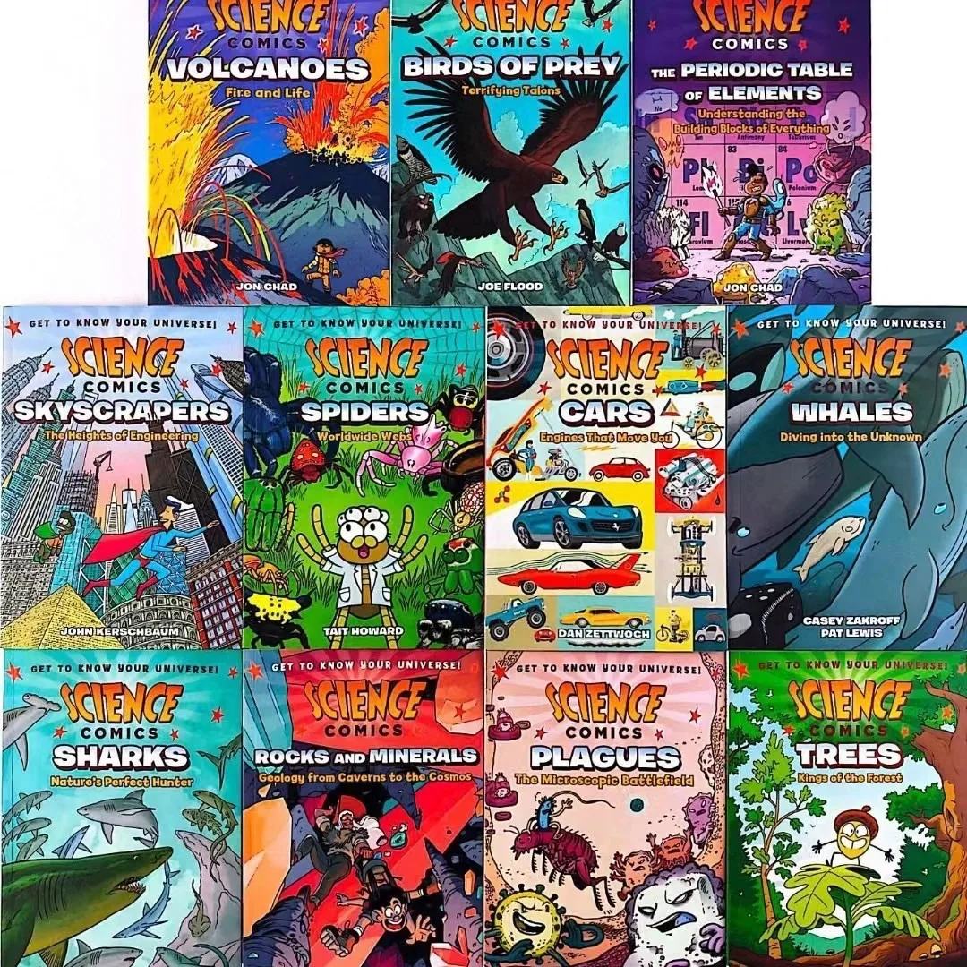 30 Volumes of English Children Explore Cognitive STEM Science Picture Books