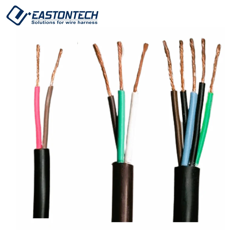 Fully Automatic Multi-conductor Cable Cutting Stripping And Twisting Machine EW-05F+T 0.5-30mm2 Cable Cutter Stripper Twister