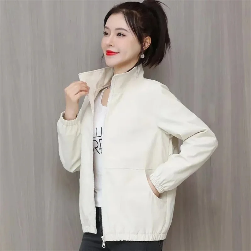2026 New Summer Jacket Women Sun Protection Clothing Fashion Casual Zipper Thin Casual Loose Casual Loose Windbreaker Coat
