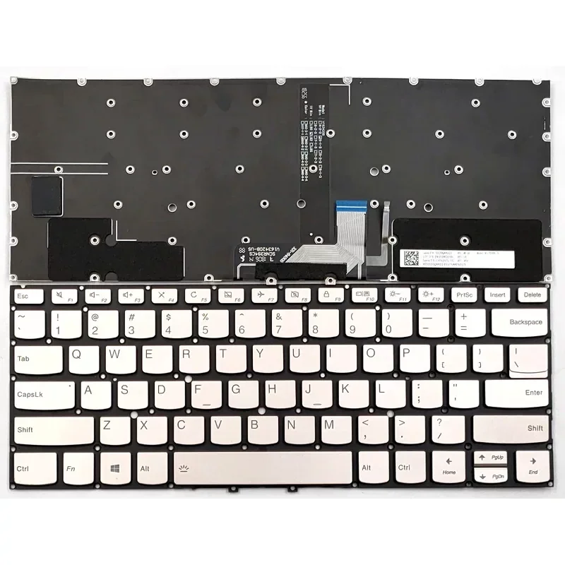 M WHITE for Lenovo Yoga 930-13IKB C930-13IKB Yoga 7 Pro-13IKB US Keyboard Backlit Laptop