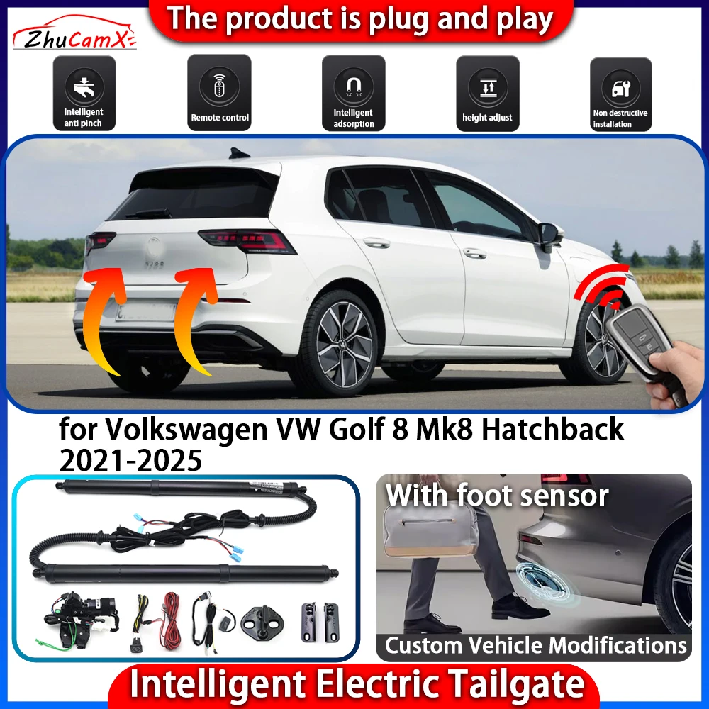 

Smart Powered Tailgate System for Volkswagen VW Golf 8 Mk8 Hatchback 2021-2025 Automatic Intelligent Trunk Lift Control Kit