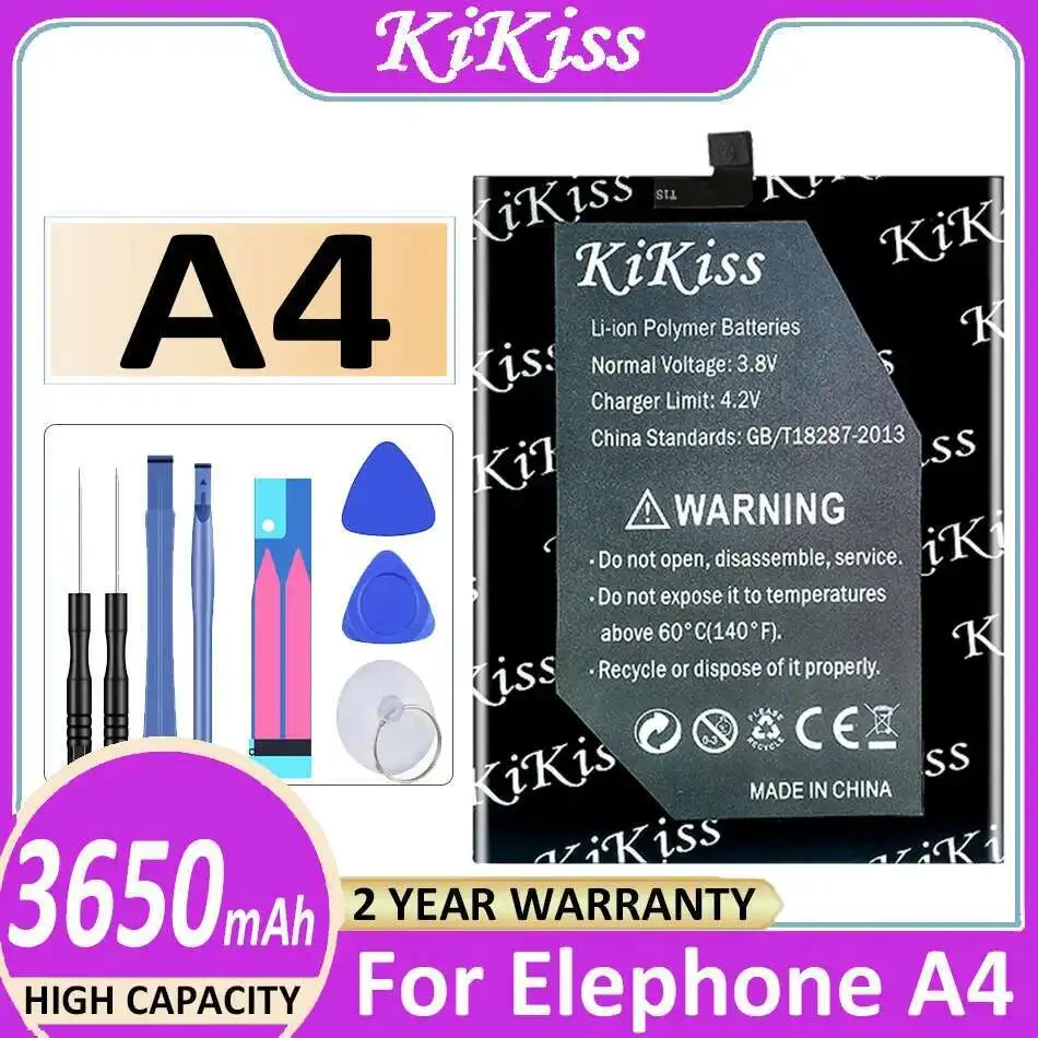 

Прочный аккумулятор для мобильного телефона Elephone A4 на 3650 мАч