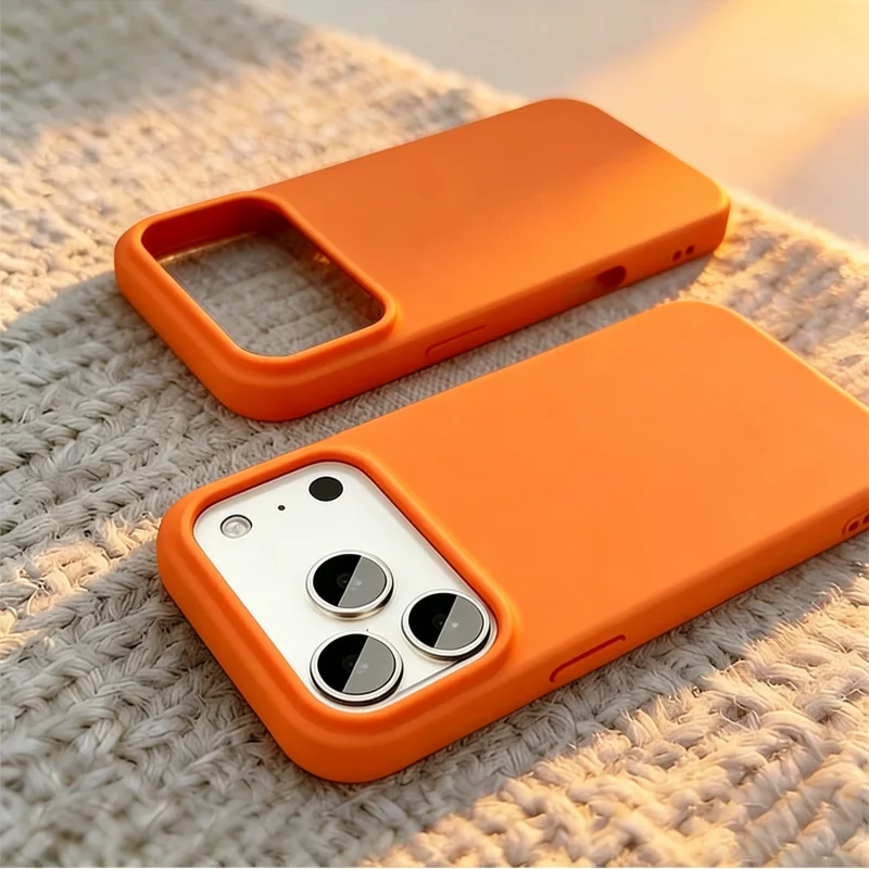 Officiële originele vloeibare siliconen telefoonhoes voor iPhone 18 Pro Max 17 16 11 12 14 13 15 18 Pro Max, schokbestendig, flanellen, volledige bescherming
