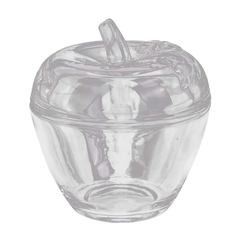 

1Pcs Sealed Glass Storage Jar Transparent Apple Design Food Container Kitchen Pantry Organizer for Tea Coffee Dried Fruits Jar