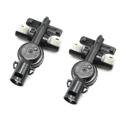 2X Headlight Water Spray Nozzle Washer Jet Connector Adapter Holder for Honda Lexus Suzuki Mazda Nissan Subaru