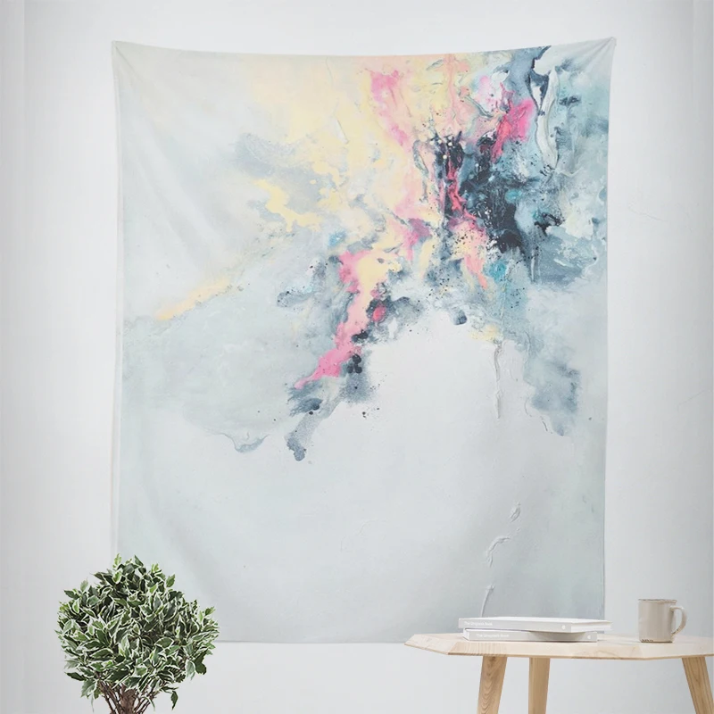 Home decorations modern room decor wall tapestry aesthetic bedroom aesthetic wall art large fabric abstract Nordic simplicity