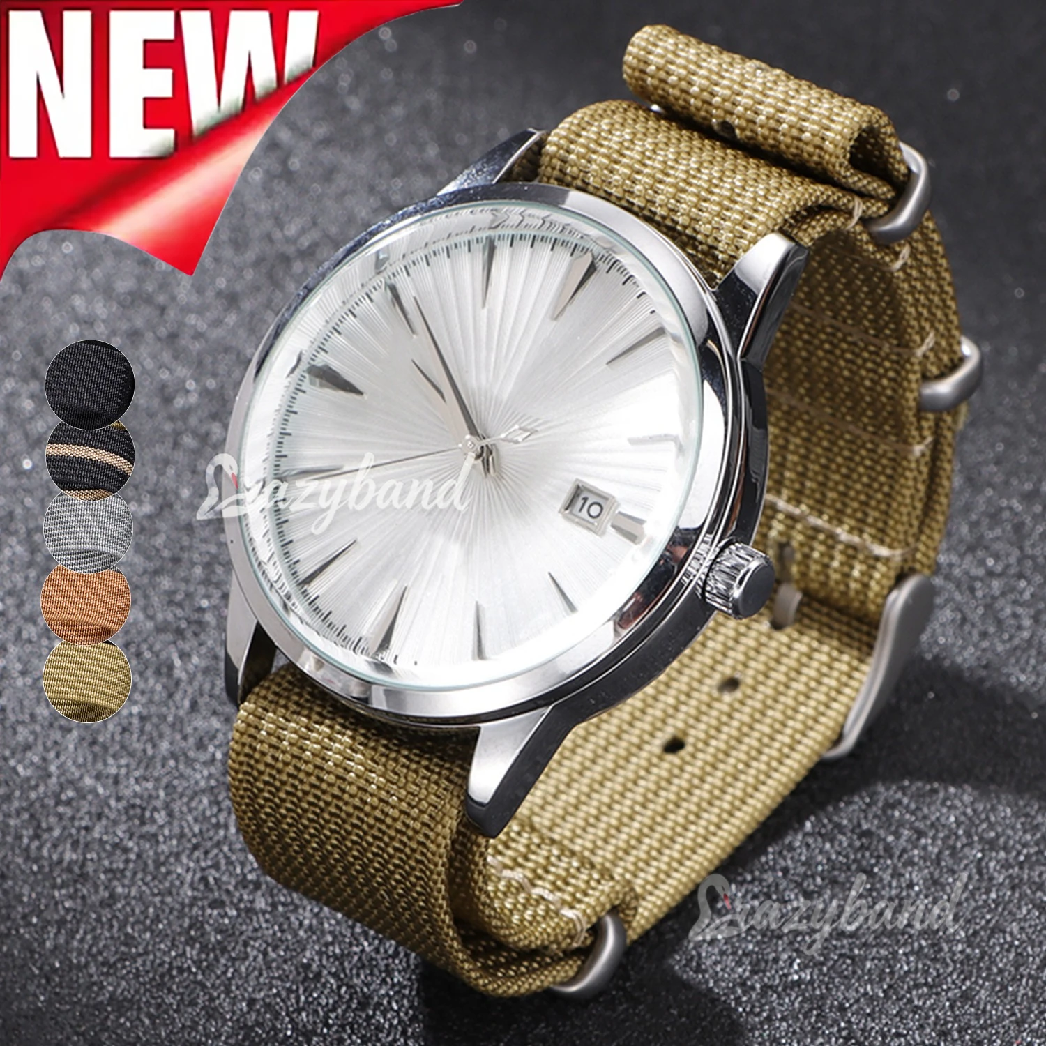 Bracelet de montre en nylon côtelé 18mm 20mm 22mm pour Seiko, bracelet universel en toile pour Casio, bracelet de sport tressé pour hommes et femmes
