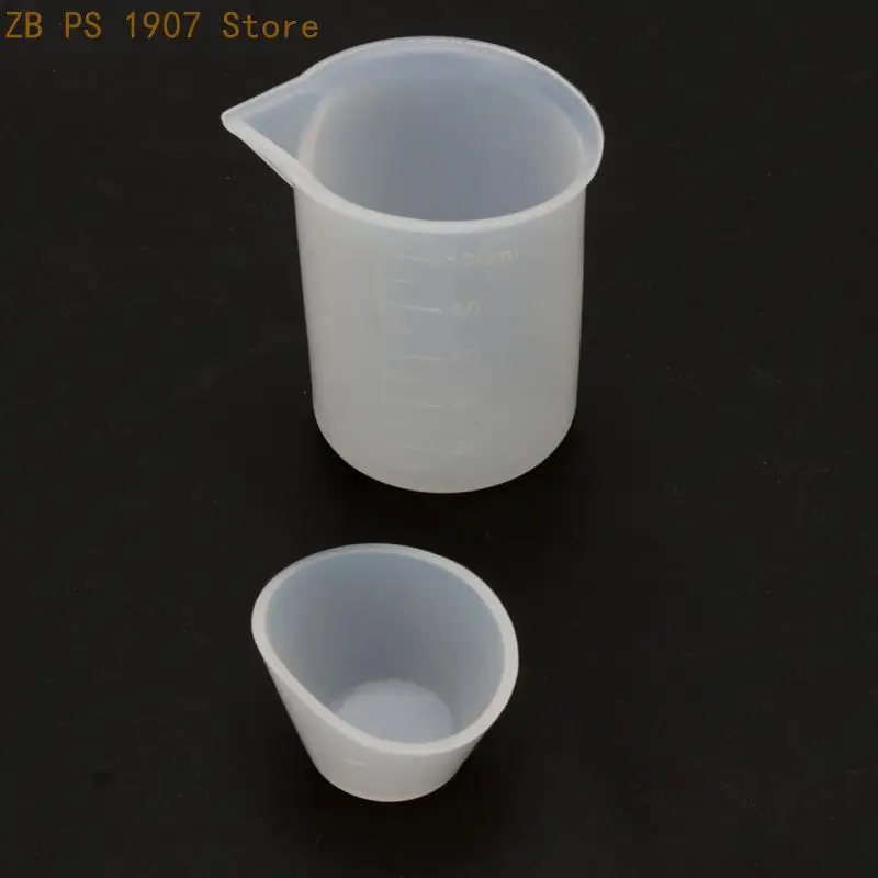 12Pcs/set  Silicone Resin Mixing Cups Set Nonstick Measuring Cups Pouring Cup 55KA