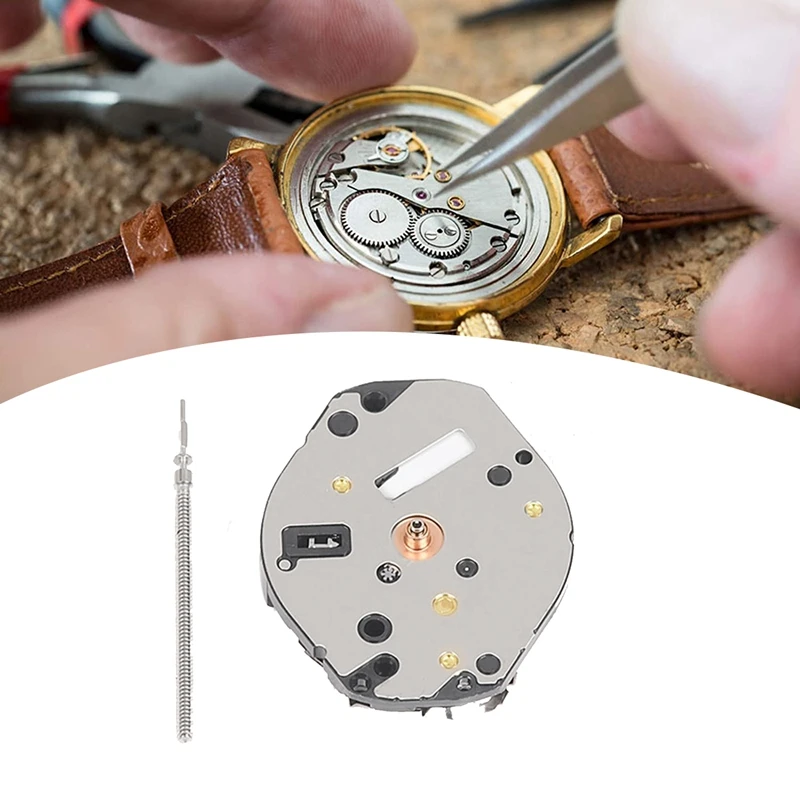 AL35 Quartz Movement With Movement Handle A35 Non-Calendar Three-Needle High-Precision Quartz Watch Movement Replacement