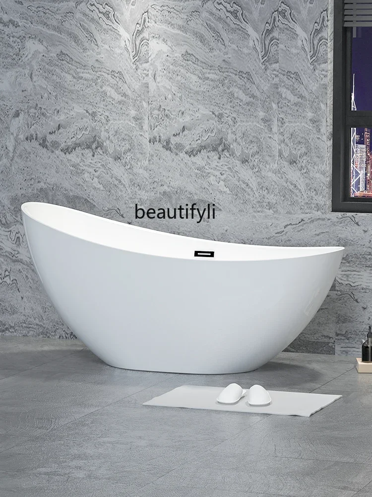 

Acrylic Imperial Concubine Large Bathtub Home Adult Hotel Simple Independent One-Piece Bath