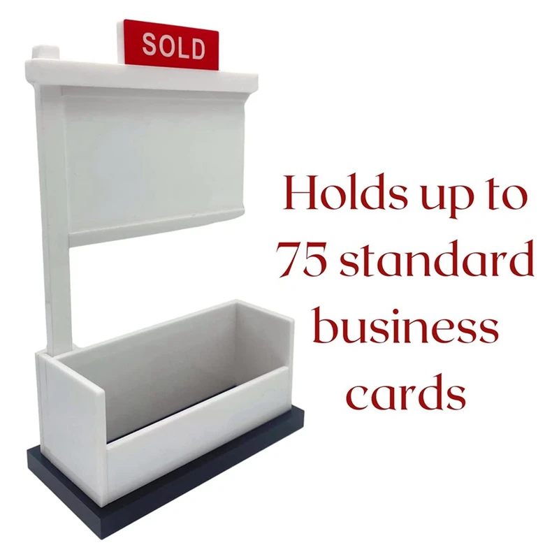 1 Piece Name Card Holder Acrylic For Realtor Display Your Own Personalized Business Cards Real Estate