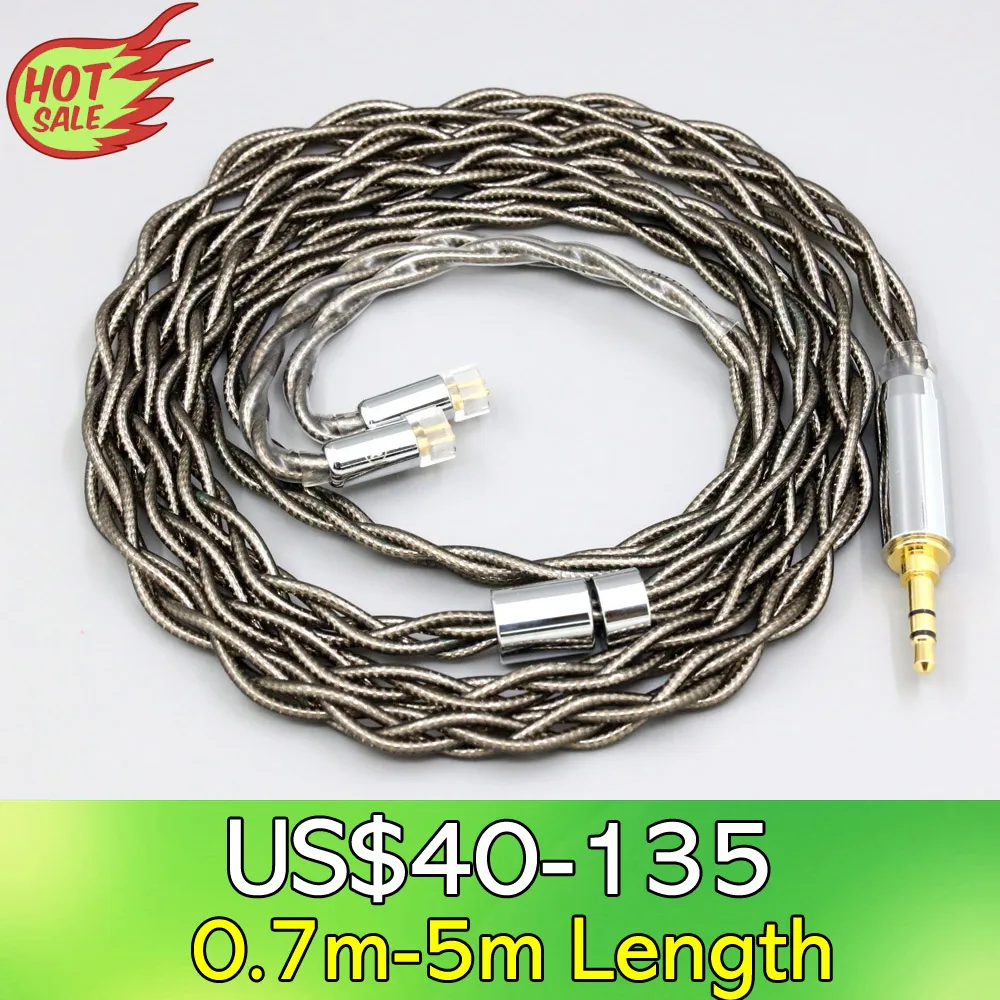 

LN08225 99% Pure Silver Palladium + Graphene Gold Earphone Shielding Cable For UE11 UE18 pro QDC Gemini Gemini-S Anole V3-C V3-S