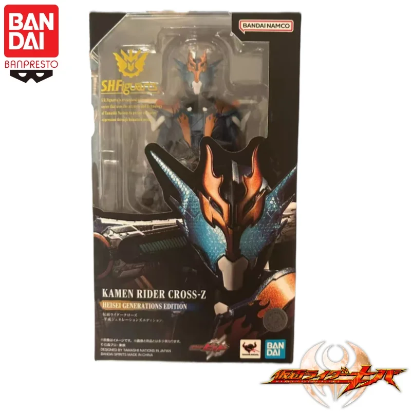 

В наличии оригинальная фигурка Bandai Banpresto Kamen Rider Cross Z, модель куклы, новая анимационная периферия в штучной упаковке, гараж