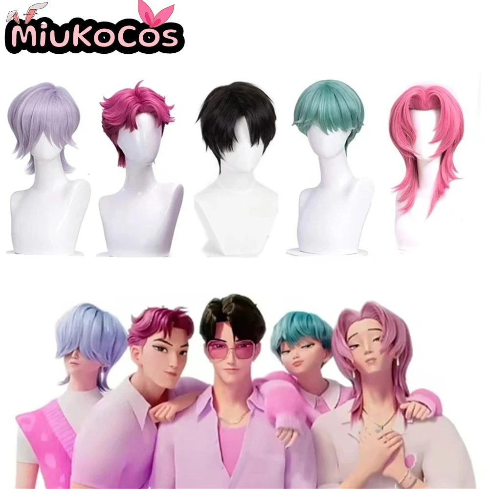 

IN STOCK Saja Boys Mystery Abby Baby Romance Jinu Cosplay Wig MiukoCosplay Anime KPop Demon Hunters Men Cosplay