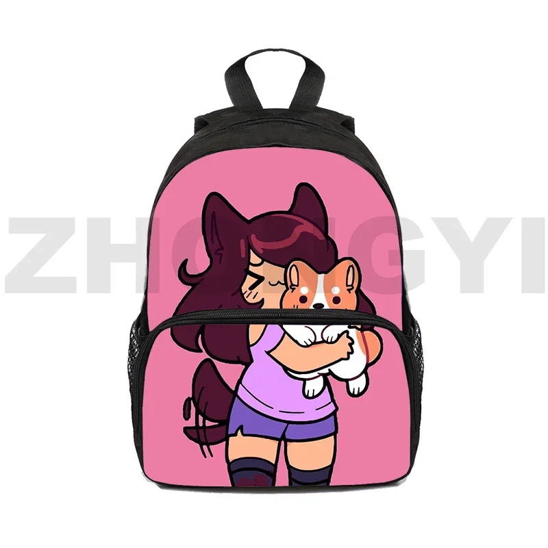 

12/16 Inch Cartoon Aphmau Backpacks 3D Anime Back Pack Kids Children As A Cat Back To School Teenager Mini Bag for Kindergarten