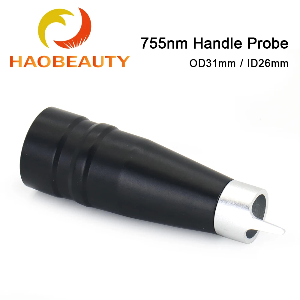 HaoBeauty 755nm Optic Lens Head Picosecond Handle Probe Freckle Removal Yellowing and Cleansing OD 31mm ID 26mm