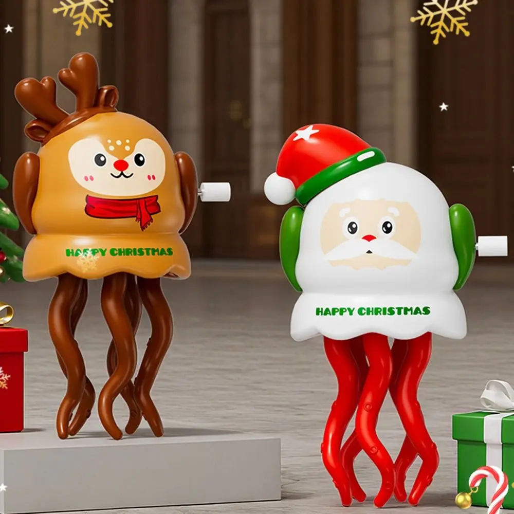 

High Quality Elk Magic Dancing Octopus Toy Crawling Dancing Pumpkin Ghost Dancing Santa Claus Toys Obstacle Avoidance Clockwork