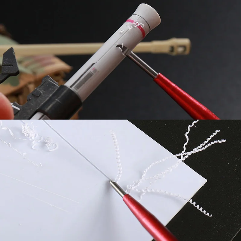 Model Assembly DIY Tools High stiffness Scoring hook knife Scribe Carving knife 0.1/0.2/0.3/0.5mm For Gundam Military Model DIY