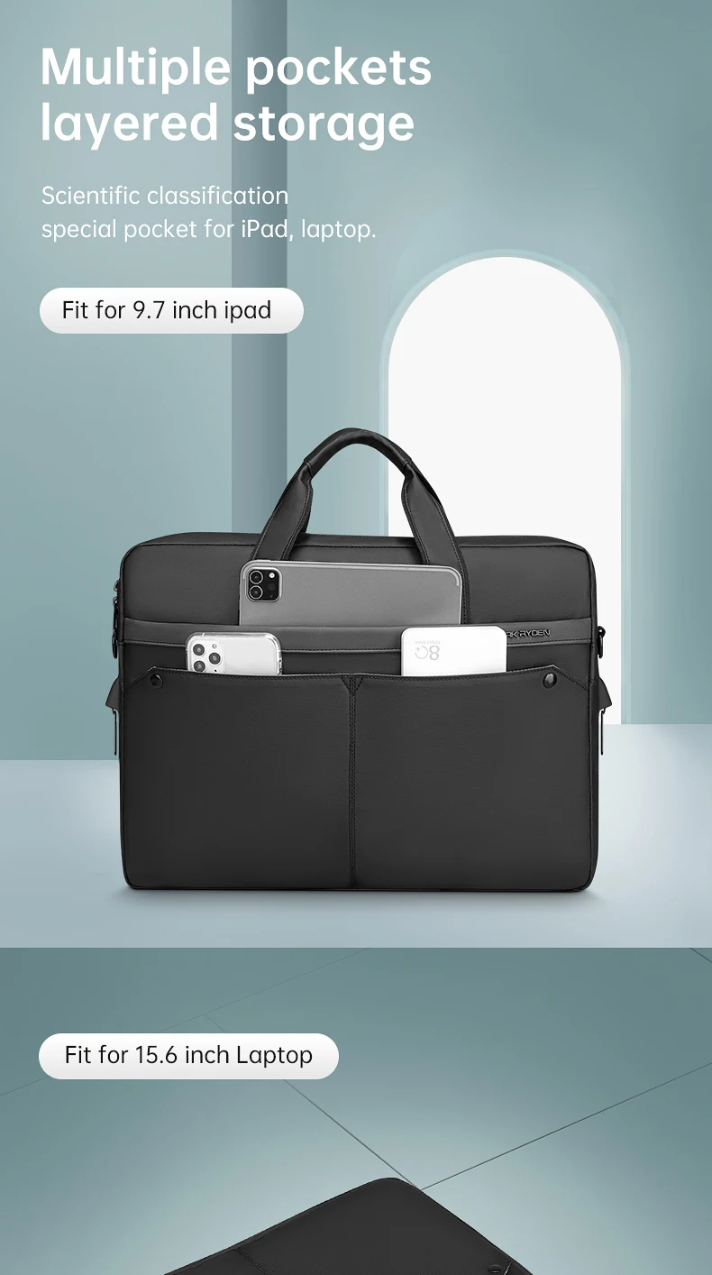 Mark Ryden 14 15.6 inch Handbag Man Case Notebook 2-Way Water Repellent Laptop HandBag