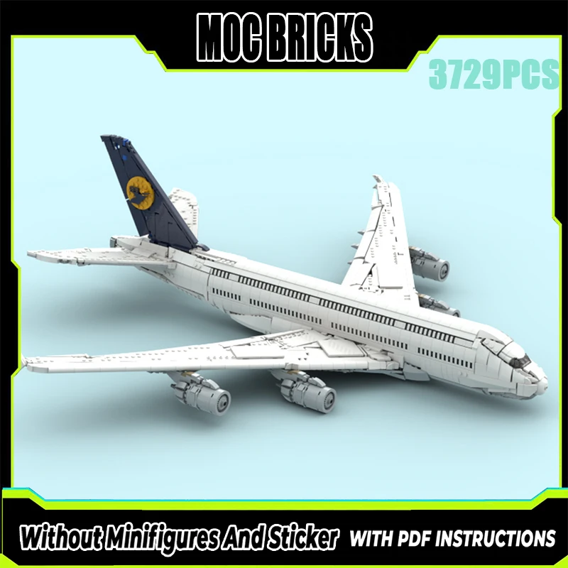 

Изысканный новый продукт MOC, строительный блок, авиационная модель Airbus A380, технология, модульная детская игрушка, подарок, набор для сборки «сделай сам»