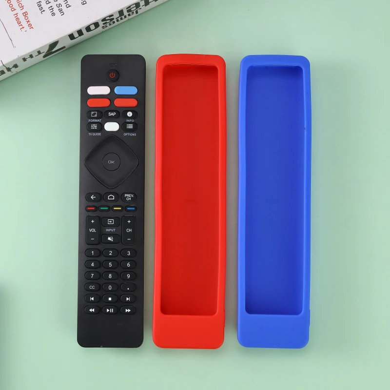 Soft Silicone Case Protective Cover Housing for PHILIPS RF-402A NH800UP Remotes NonSlip Texture Shell Protective Cover