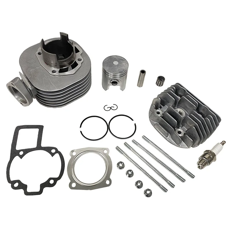 Motorcycle parts, single cylinder piston, 50mm bore, Model No.: LT80-011