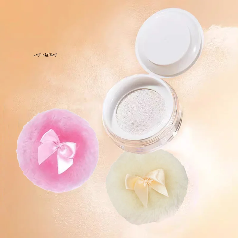 1/4 قطعة المهنية أفخم Bowknot جولة ماكياج الإسفنج لينة رقيق فضفاض مسحوق نفخة لطيف الأساس التجميل الجمال أداة