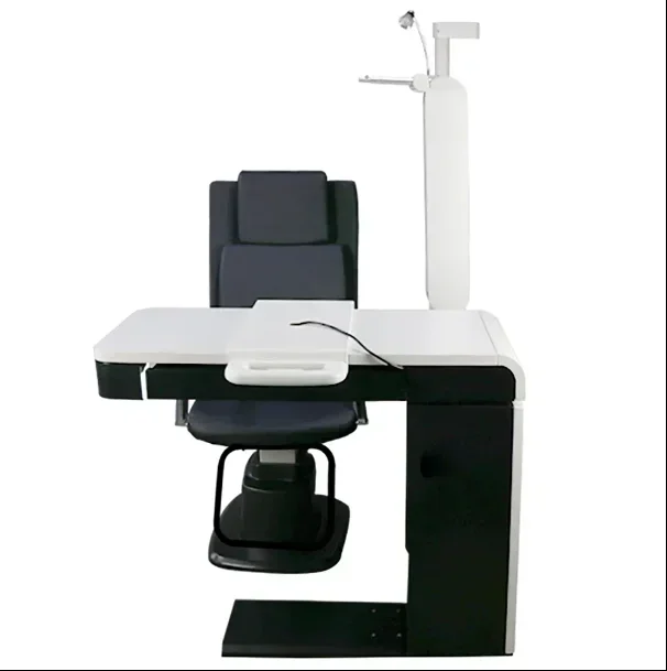 Ophthalmic motorized refraction chair and table unit optometry chair and stand ophthalmic unit chair