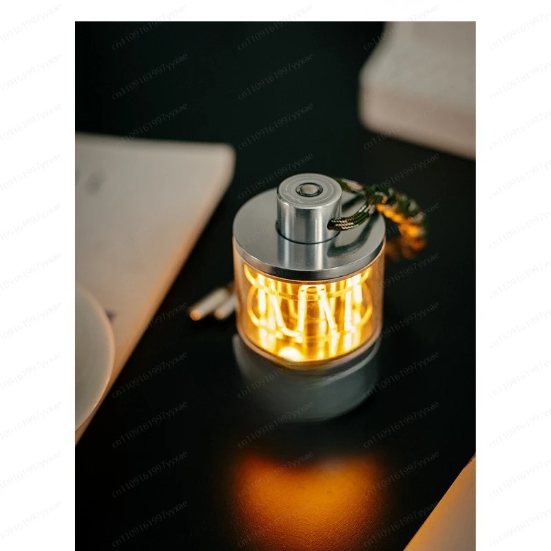 Outdoor Camping Decoration Atmosphere Table Lamp Creative Decoration Charging Dimming Small Night Lamp