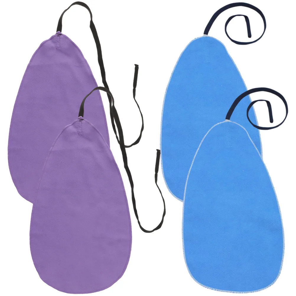 

4Pcs Wind Instrument Cleaning Cloth Artificial Suede Clarinet Flute Inside Tube Cleaner Saxophone Maintenance Kit Cleaning Cloth