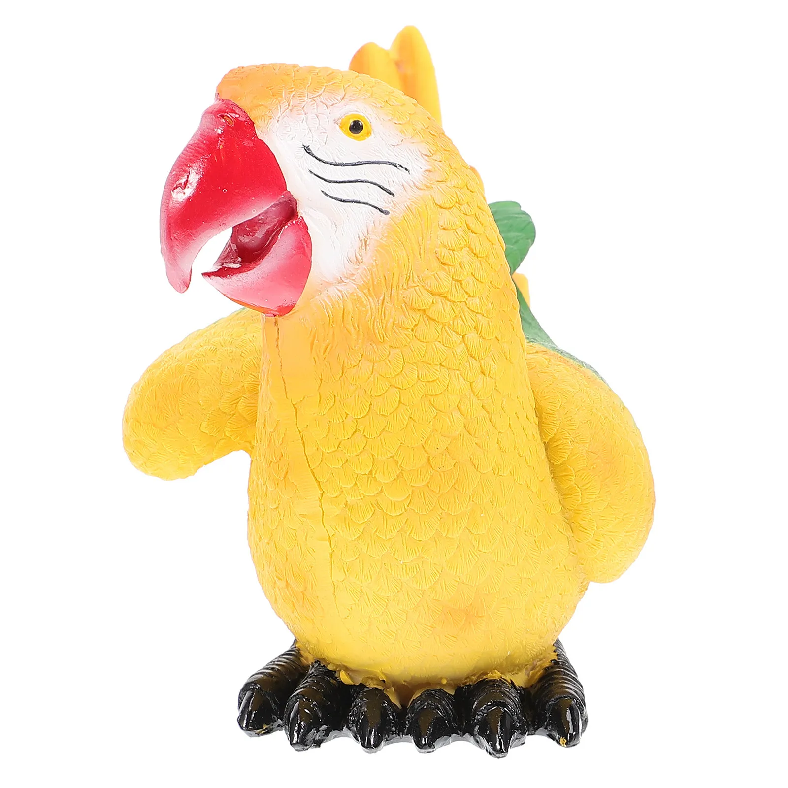 

Реалистичная декоративная фигурка попугая из смолы для сада, двора, дома, стола, украшения деревьев, искусственная птица, имитация попугая, украшение для сада