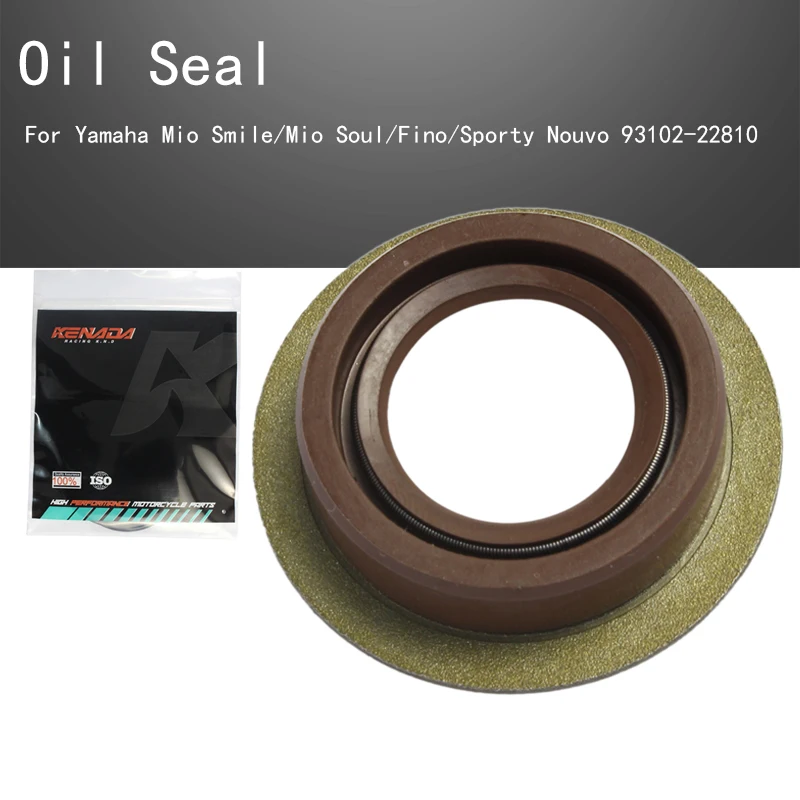 

KENADA Racing Crankshaft Oil Seal For Yamaha Mio Smile/Mio Soul/Fino/Sporty Nouvo 93102-22810