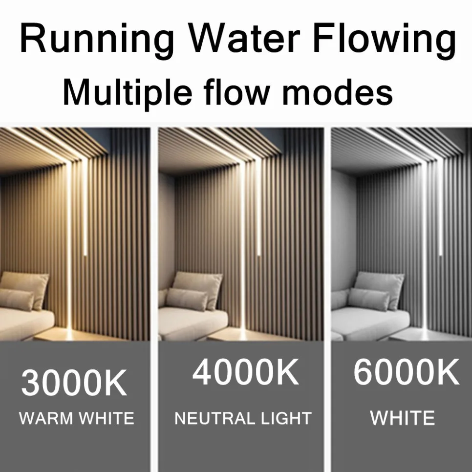 WS2811 LED Suit Running Water Flowing Strip Light 24V SMD2835 Horse Race Pixel Addressable Flexible Linear Lamp House Decoration