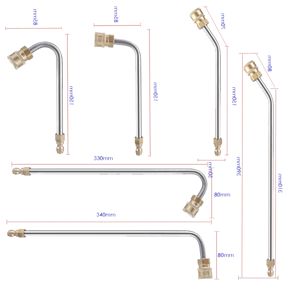 High Pressure Car Wash Water Gun Connection Ball Valve Brass 1/4 Ball Valve Air Machine Threaded Valve Air Conditioning Rod