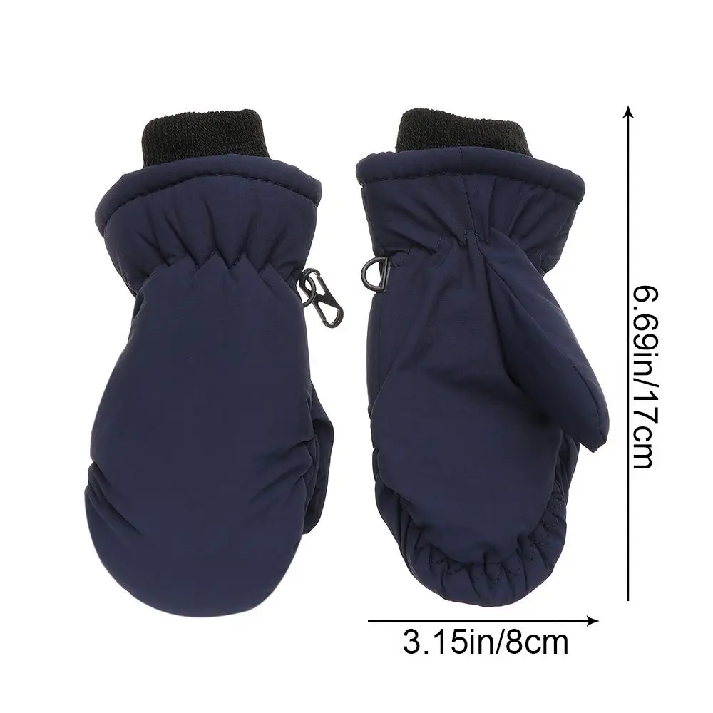 Children Ski Gloves Winter Waterproof Warm Kids Boys Girls Gloves Ski Children Mittens Snow Outdoor Thicken Warm 3-6 year Gloves