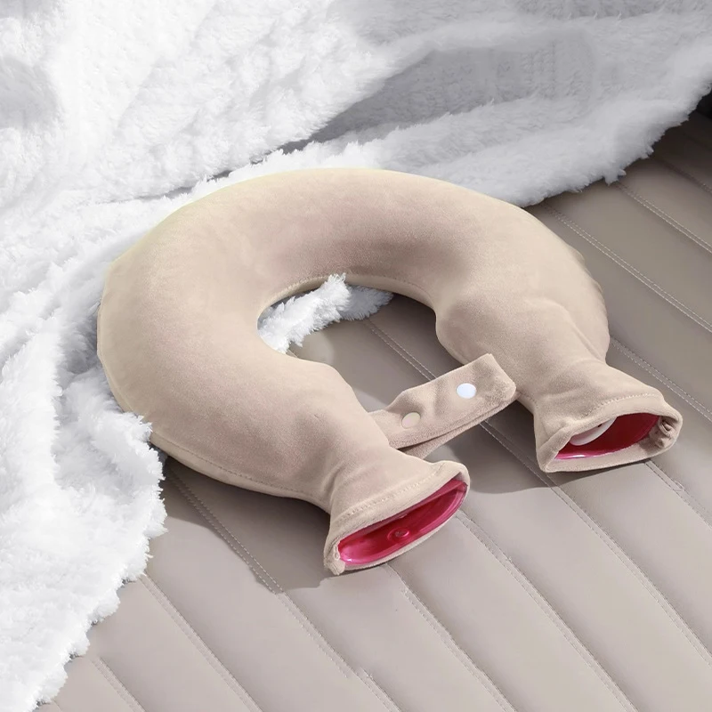 Water-filled U-type Neck Warmer Neck-hanging Explosion-proof Hand Warmer Neck Hot Compress Hot Water Bottle Bag