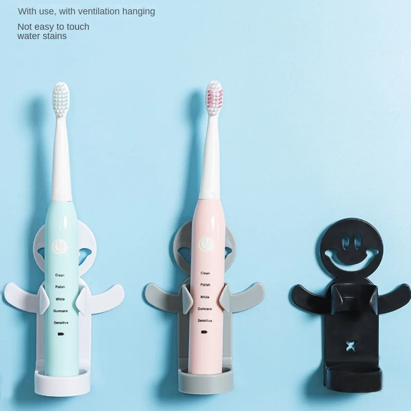 Toothbrush Holder Toothware Storage Rack Free Punch Electric Toothbrush Hanging Bracket Household Toothbrush Base Rack