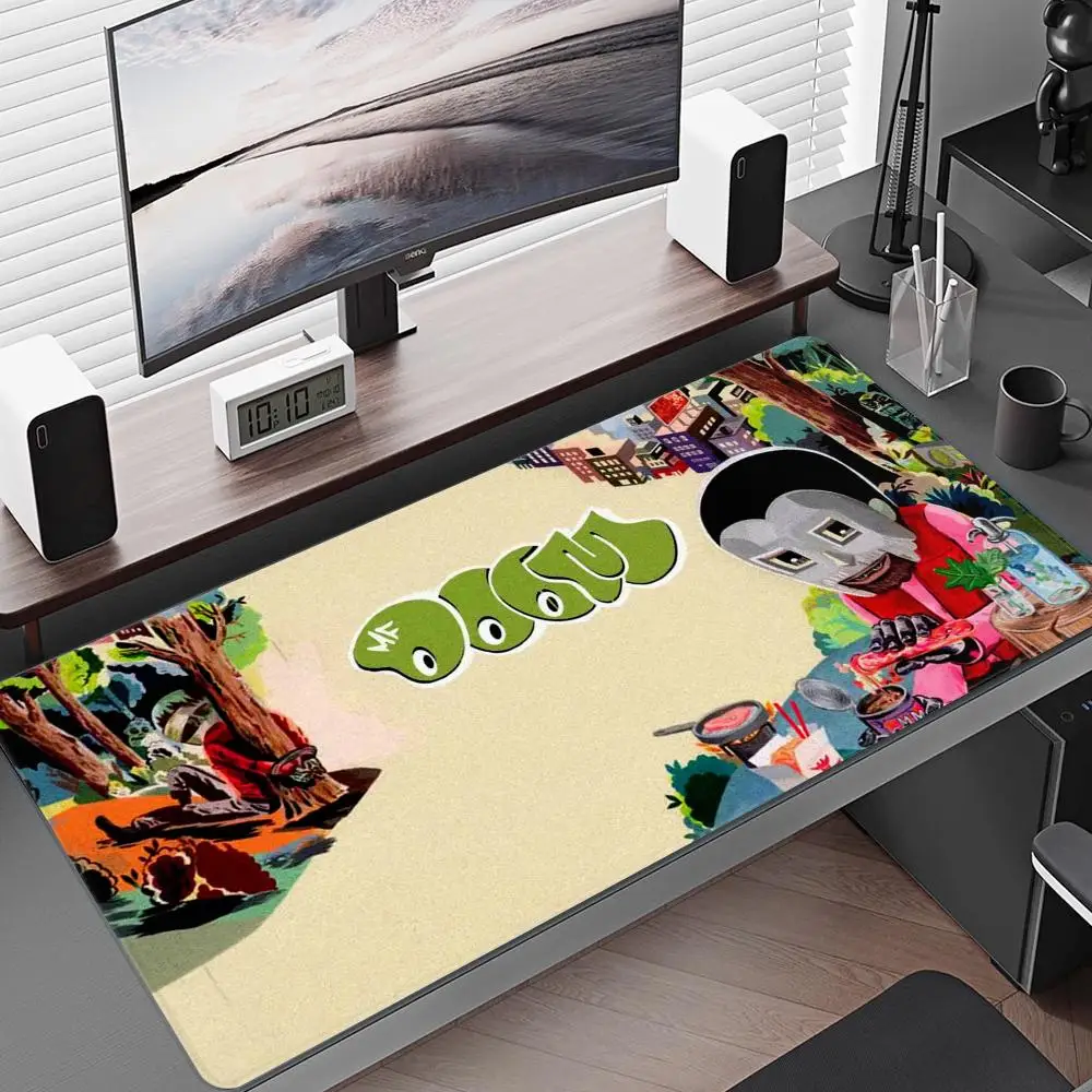 MF DOOM Rapper Mousepad Gaming Office Desk Pads Large For Computer Non-slip Lockedge Mouse Pad