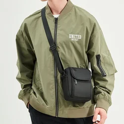 New Men's Single Shoulder Bag, Crossbody Small Backpack, Youth Male Leisure Sports Bag, Street Fashion Vertical Chest Pack