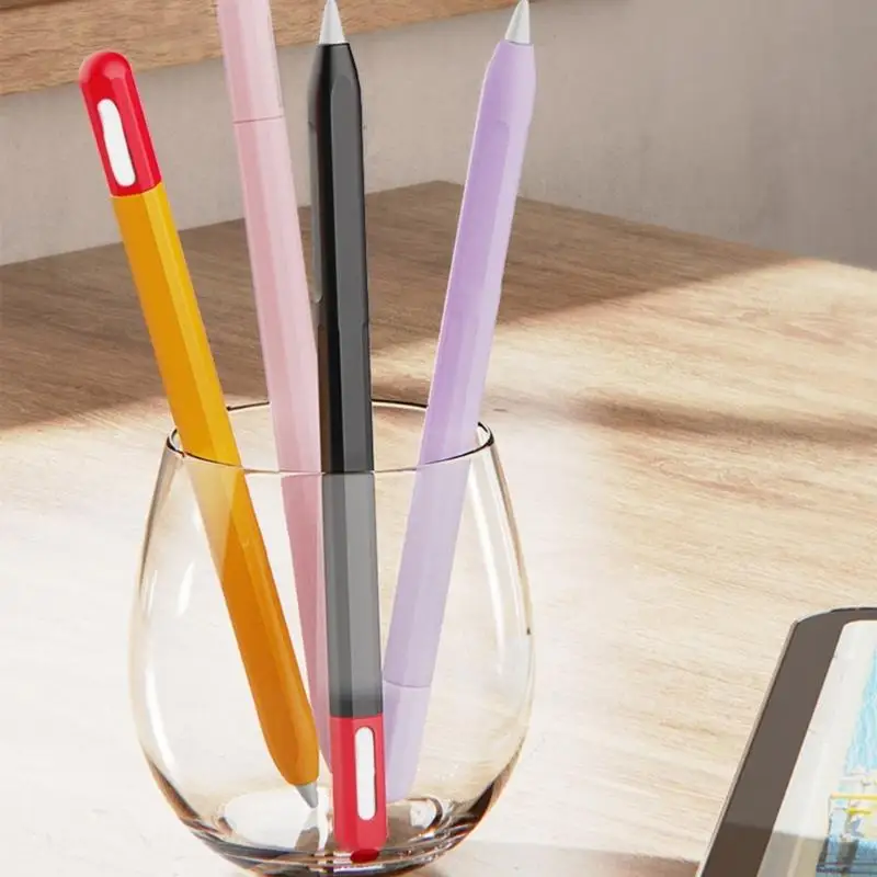 R53C 2 Silicone Protective Sleeves for Styluses Pen Design AntiSlip Grips Cover