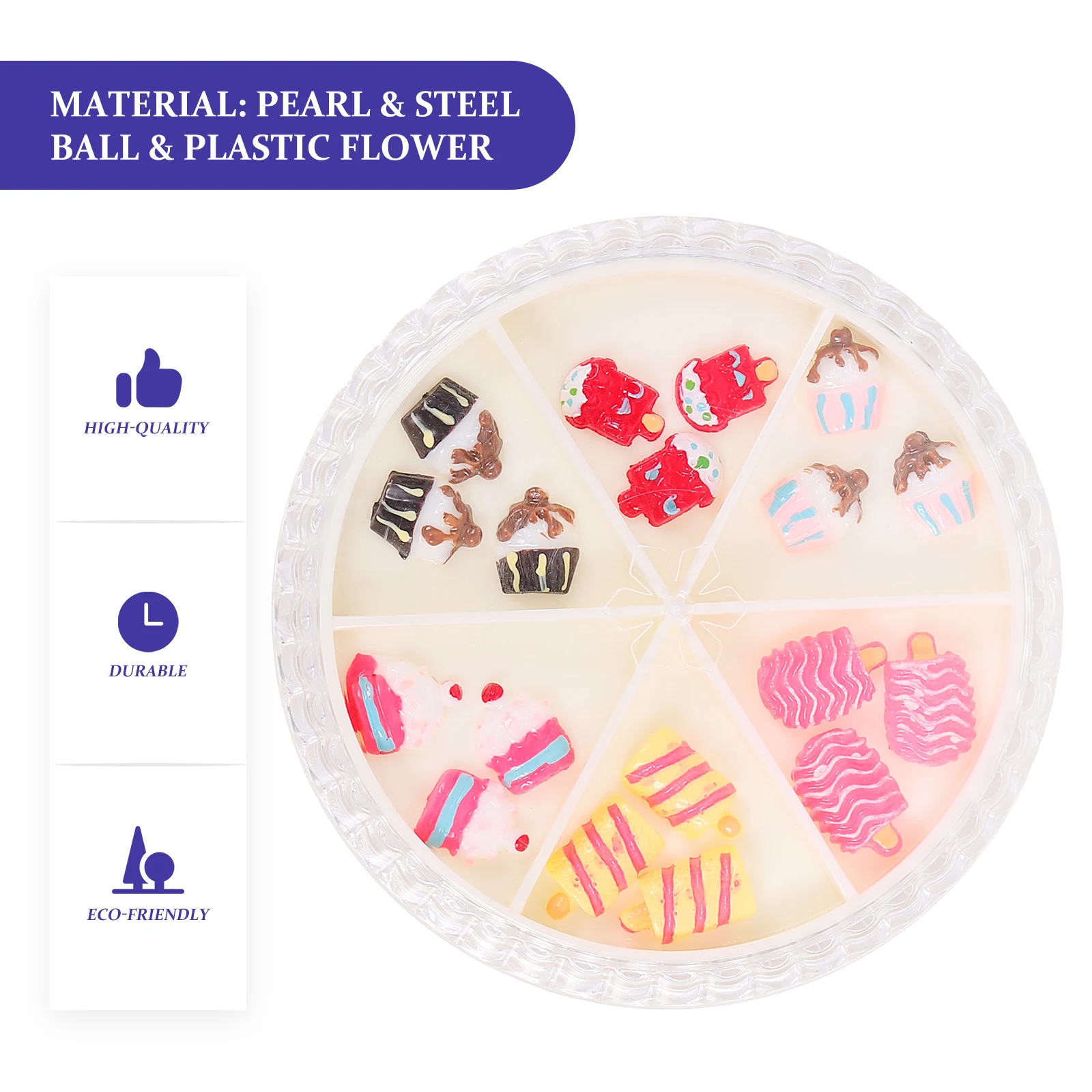 

C y Nails Nail Art Decor Plastic Nail Art Decor Manicure Charms Supplies Lightweight DIY Creative Natural Nails Gifts