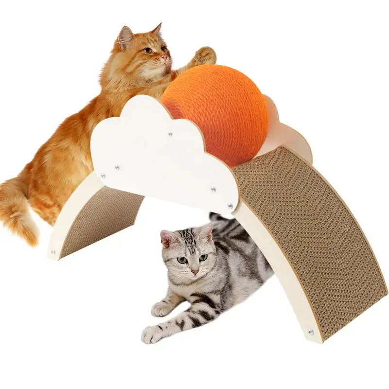 

Cat Scratcher Toy Wear Resistant Pet Nail Scratchboard Multifunctional Non Slip Cat Scratcher Cardboard For Cat Kittens Supplies