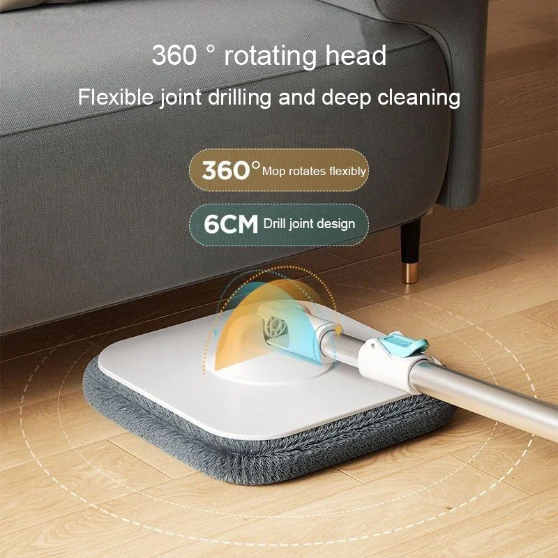 

Floor To Spin Easy Home Utensils House Brooms Squeeze Cleaning 360° Drain Tools Household Mops