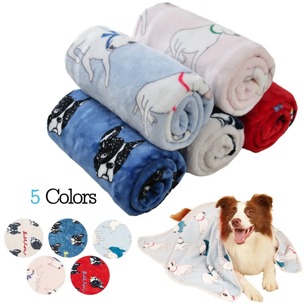 Cozy Warm Dog Blanket Soft Pet Sleeping Mat Breathable Bed Cover for Puppies Kittens Autumn Winter Chihuahua Hamster Supplies
