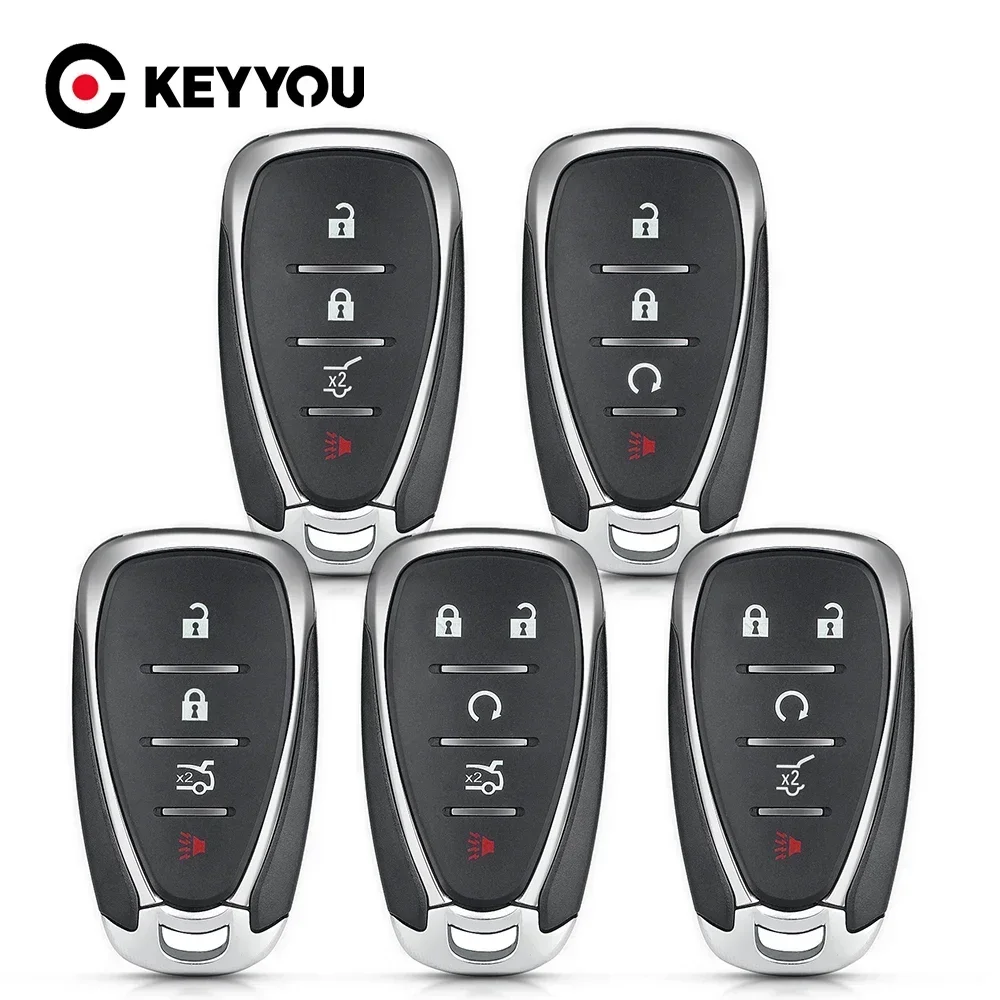 

KEYYOU 2 шт. для Chevrolet Cruze Malibu Camaro 2/3/4/5 кнопочные Ключи брелок корпус новый автомобильный брелок