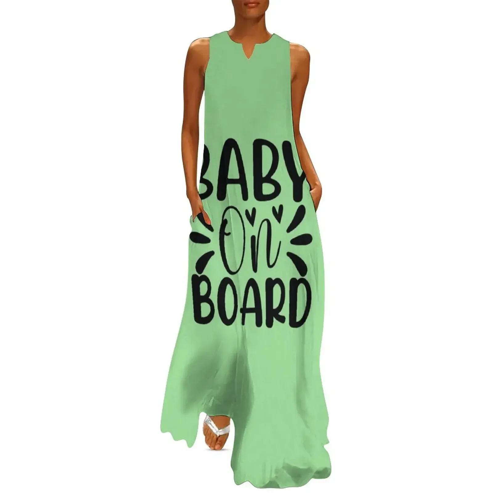 

Baby On Board Long Dress evening dress women Women long dress women's clothing summer 2025 novelties Dresses