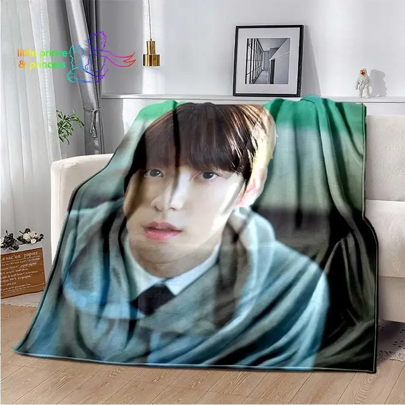 TXT Soobin Singer Blankets Sofa Cover Flannel Decoration Gifts for Kids and Adults Throw Blanket for Home Outdoor Quilt