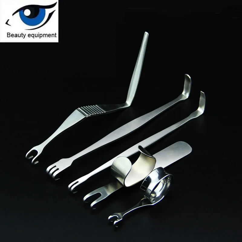 

Nasal plastic hook nose guide stainless steel double-head self-service hook eye bag long handle ring hook