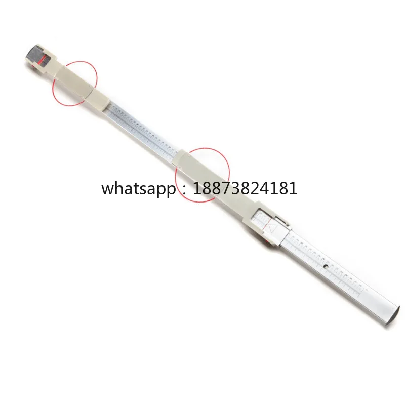 

Wholesale Hospital Medical Aluminum Alloy Height Ruler 1 Meter Bady Height Scale Measuring Scale fast shipping